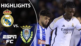 Real Madrid vs Arandina  Copa Del Rey Highlights  ESPN FC [upl. by Einna288]