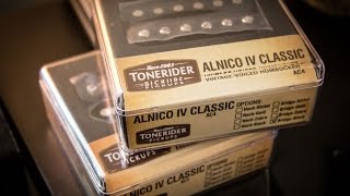 Tonerider AC2 Alnico II Classics vs AC 4 Alnico IV Classics in PRS SE Custom Semi Hollow [upl. by Lyon820]