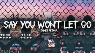 James Arthur  Say You Wont Let Go Lyrics [upl. by Valenza]