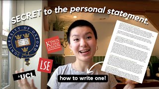 the personal statement that GOT ME INTO OXFORD [upl. by Glennon]