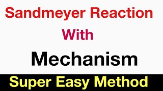 Sandmeyer Reaction with Mechanism  Class 12  NEET amp JEE Organic Chemistry [upl. by Dougy]