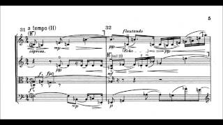 Alban Berg  Lyrische Suite Lyric suite With score [upl. by Snashall934]