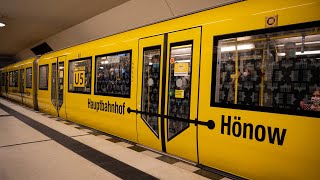 Eröffnung der neuen U5  UBahn Berlin [upl. by Airan]