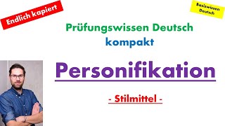 Personifikation  Sprachliche Mittel im Deutschunterricht [upl. by Kera]