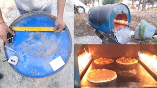 DIY Pizza Oven from Barrel [upl. by Nala]