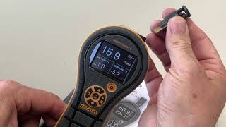 Protimeter Hygromaster L  Quick start demo Fast response thermohygrometer [upl. by Astred]