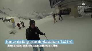 GaistalAbfahrt HochfeldernAbfahrt und FeldernangerAbfahrt auf der Ehrwalder Alm [upl. by Nilerual]