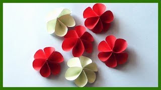 DIY Paper Flowers  Very Easy and Simple Paper Crafts [upl. by Lebatsirc]