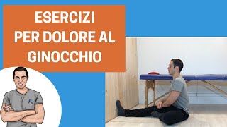 Esercizi per dolore al ginocchio [upl. by Gillead]