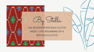 Crochet along beginner Mochila BagPart 1Tapestry Crochet Bag TutorialStart a Wayuu bagBy Stella [upl. by Norihs]