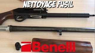 NETTOYAGE FUSIL CHASSE SEMIAUTO [upl. by Mazlack]