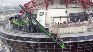 X Scream Ride Stratosphere Tower Las Vegas [upl. by Ahsinad29]