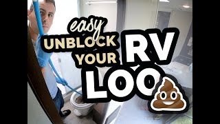 How to Unblock An RV Toilet [upl. by Rehpotsihrc]