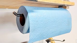 DIY Paper Towel Holder  Scrap Metal Project [upl. by Xerxes]