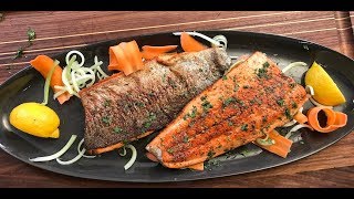 Pan Fry Trout Fillets  crispy without flour  Christine Cushing [upl. by Innoj822]