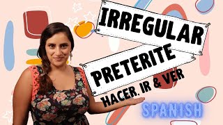 Irregular Preterite Verbs in Spanish  Spanish Past Tense [upl. by Courtland]