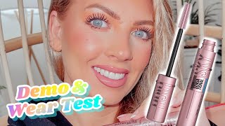 NEW Maybelline Sky High Waterproof Mascara  Demo Wear Test amp Removal [upl. by Oicnanev]