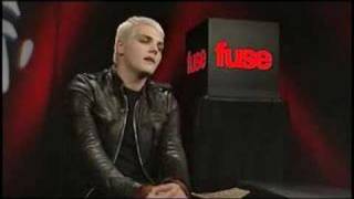 Gerard Way Fuse Interview [upl. by Noyr890]