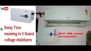 Delay Time concept in V Guard voltage stabilizers [upl. by Isabelita124]