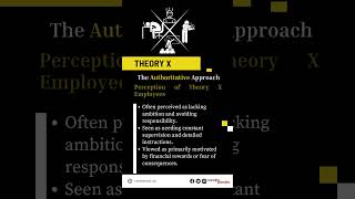 McGregors Theory X amp Y mcgregor leadership leadershipstyles management [upl. by Nilrem]