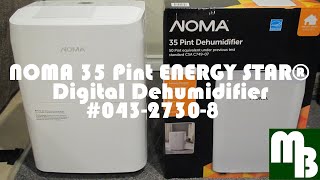 Canadian Tire NOMA 35 Pint ENERGY STAR® Digital Dehumidifier 04327308  Review [upl. by Aisemaj]