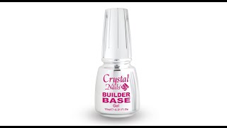 How to use Crystal Nails Base Gel tutorial [upl. by Akined685]