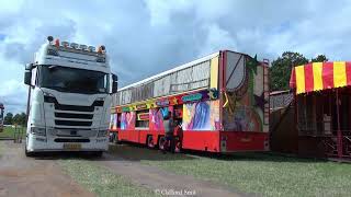 Kermis Santpoort 2023 Transport en opbouw Deel 2 [upl. by Oicnedurp984]