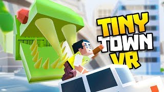 GIANT SNAKE TAKES OVER CITY  Tiny Town VR Gameplay Part 13  VR HTC Vive Gameplay [upl. by Allyson]