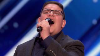 americas got talent 2017 golden buzzer audition Christian Guardino [upl. by Benedicto]