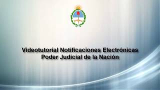 Notificaciones Electrónicas Poder Judicial de la Nación [upl. by Russon]