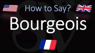 How to Pronounce Bourgeois CORRECTLY English amp French Pronunciation [upl. by Pantheas]