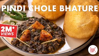 Pindi Chole Bhature Recipe  No Onion No Garlic No Tomato  Fluffy Bhatura  Chef Sanjyot Keer [upl. by Emalia]