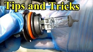 How to Replace a Headlight Bulb Tips and Tricks [upl. by Esyahc]