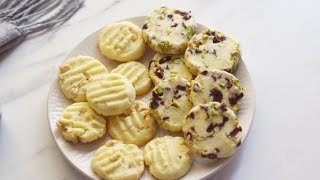 Easy shortbread cookies Holiday Shortbread cookie recipe [upl. by Eedrahc]