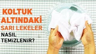 Koltuk Altındaki Sarı Lekeler Nasıl Temizlenir [upl. by Latsyrc]