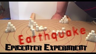 Earthquake Epicenter Experiment Shake table [upl. by Martres]