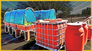 COMPLETED DIY Build of Aquaponics System  Movie Length Full Version of Finished Project [upl. by Ecertak]