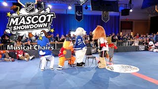 4K 2020 NHL All Star Game  Mascot Showdown Musical Chairs [upl. by Wilma]