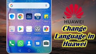 How to Change Language in Huawei [upl. by Nemsaj]