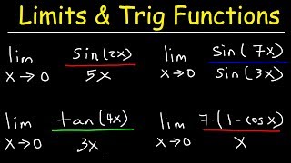 Limits of Trigonometric Functions [upl. by Trenna121]