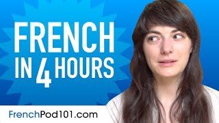 Learn French in 4 Hours  ALL the French Basics You Need [upl. by Htebesile]