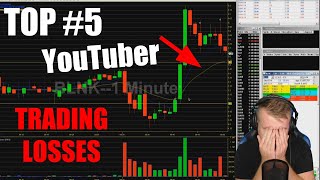 Top 5 YouTuber Live Trading Losses with Reactions [upl. by Amanda]