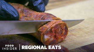 How Traditional Spanish Chorizo Is Made  Regional Eats [upl. by Bevan]