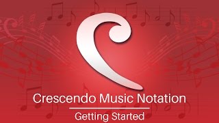 Crescendo Music Notation Tutorial  Getting Started [upl. by Yul]