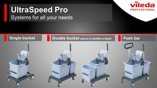 Vileda Professional® UltraSpeed™ Pro Mopping Systems [upl. by Ahsienroc]