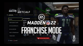 Madden NFL 22  Introduction To Franchise Mode │ PS4 [upl. by Fregger374]