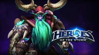 ♥ Heroes of the Storm Gameplay  Malfurion Roots Real [upl. by Iatnwahs746]