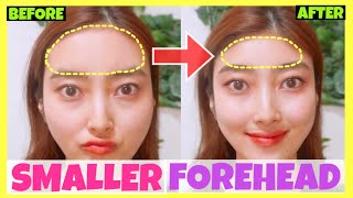 Make Your Forehead Smaller With This Exercise Get Narrow Forehead Naturally [upl. by Rhett602]