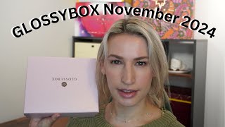 GLOSSYBOX NOVEMBER 2024 UNBOXING [upl. by Zelikow]