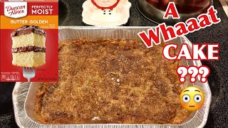 THANKSGIVING STYLE PEACH COBBLER DUMP CAKE 🍑 Thanksgiving Desserts [upl. by Joycelin]